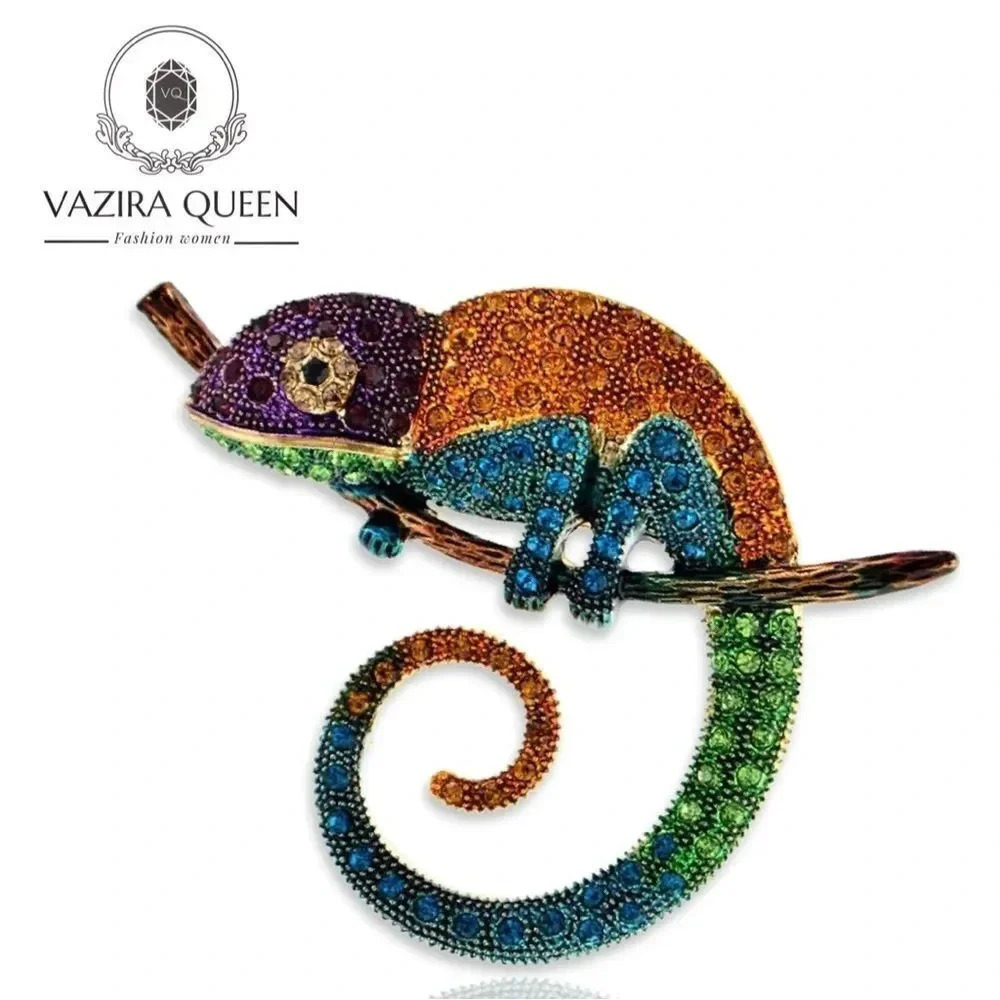 VQ Lizard Brooch